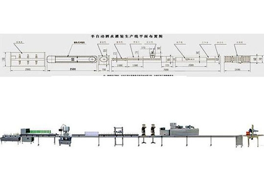 半自動(dòng)酒水灌裝生產(chǎn)線